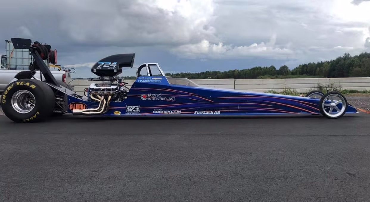 Worthy race car dragster 